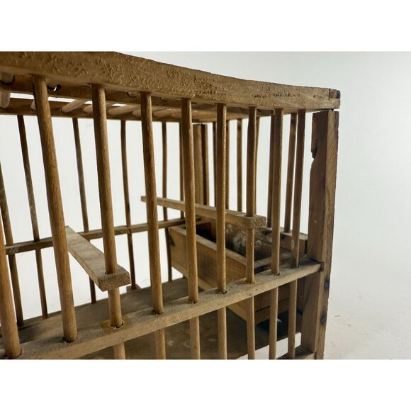 Hartz Mountain Bird Foods Wood Crate Cage 1930s Vintage Advertising Promo - Picture 6 of 16